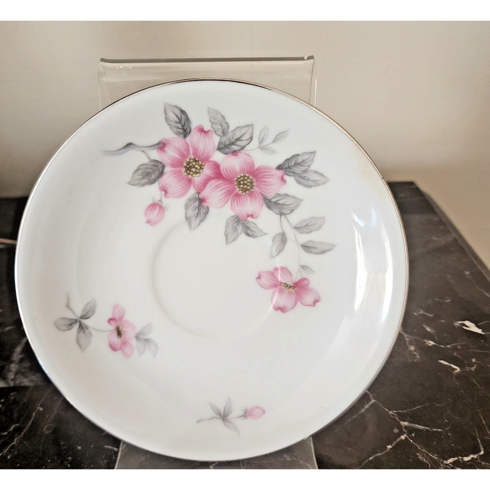 Vintage Harmony House "Dogwood" Porcelain Saucer
